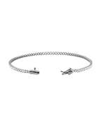 Pulseira Riviera Leve em Ouro 14k com Diamantes de Laboratório