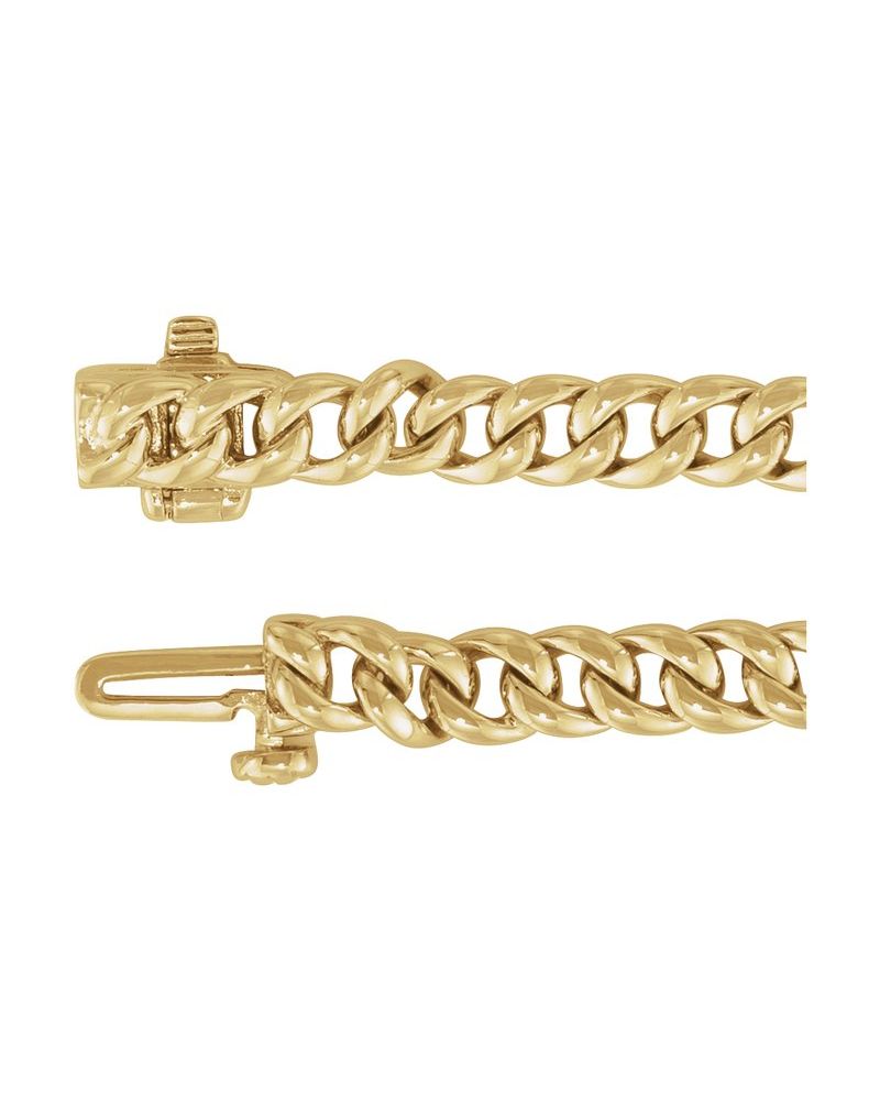 Pulseira Elos Cravejada em Ouro 14k com Diamantes Naturais – Modelo 3