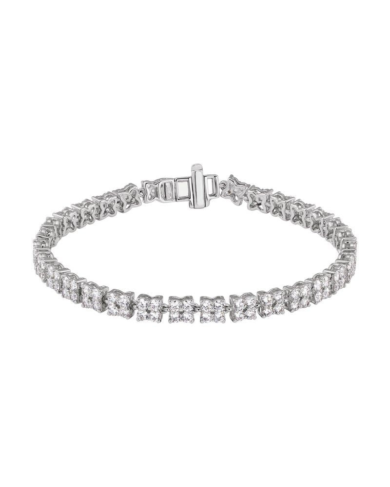 Pulseira Riviera em Ouro 14k com Diamantes de Laboratório – Modelo 13