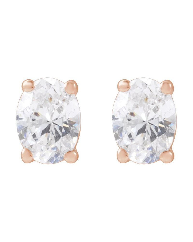 Brinco Ponto de Luz em Ouro 14k com Diamantes de Laboratório – Modelo 5