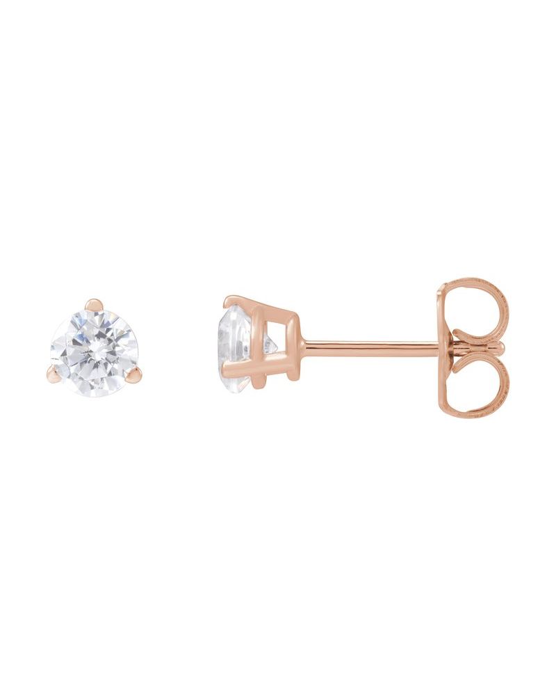 Brinco Ponto de Luz em Ouro 14k com Diamantes de Laboratório – Modelo 3
