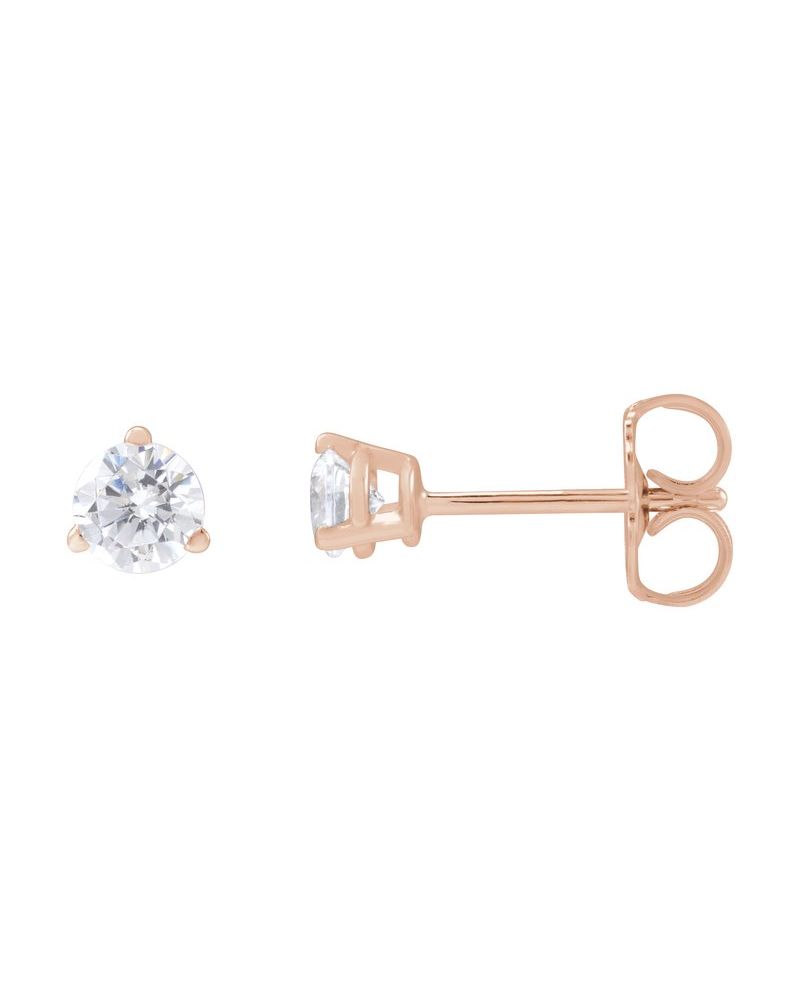Brinco Ponto de Luz em Ouro 14k com Diamantes de Laboratório – Modelo 3