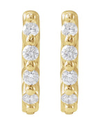 Brinco de Aro Cravejado com Dobradiça em Ouro 14k com Diamantes Naturais – Modelo 2