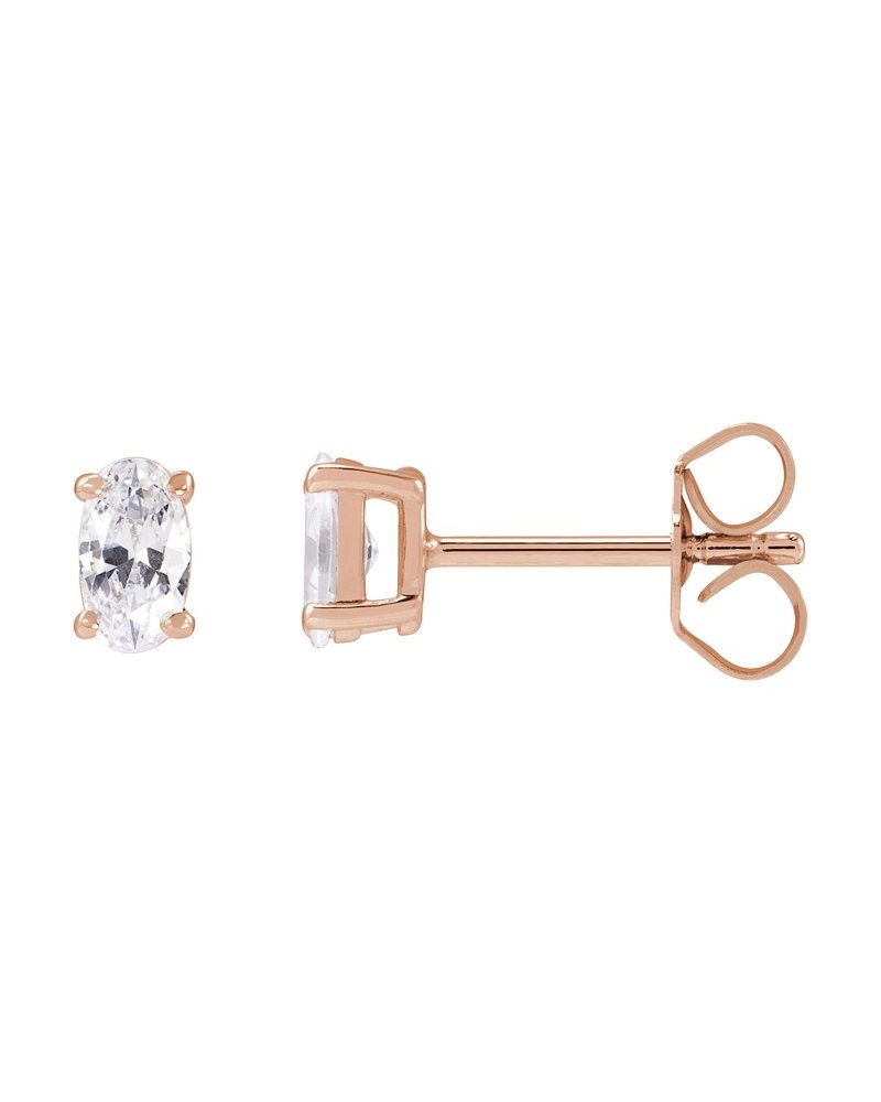 Brinco Ponto de Luz em Ouro 14k com Diamantes de Laboratório – Modelo 5
