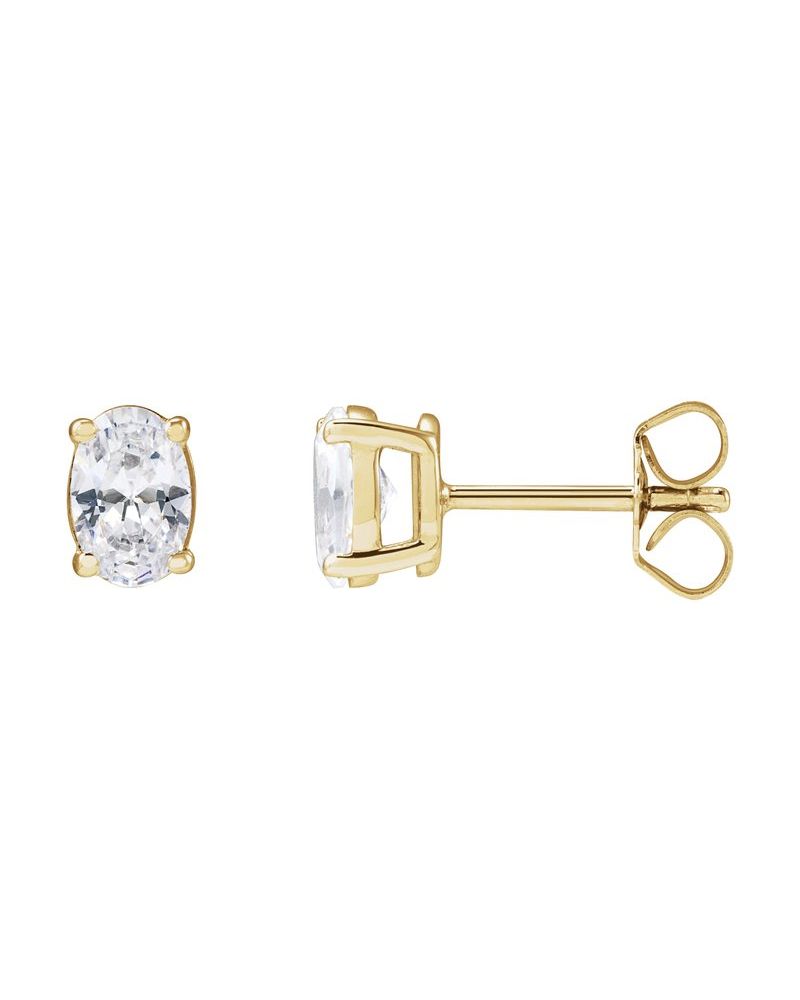 Brinco Ponto de Luz em Ouro 14k com Diamantes de Laboratório – Modelo 5