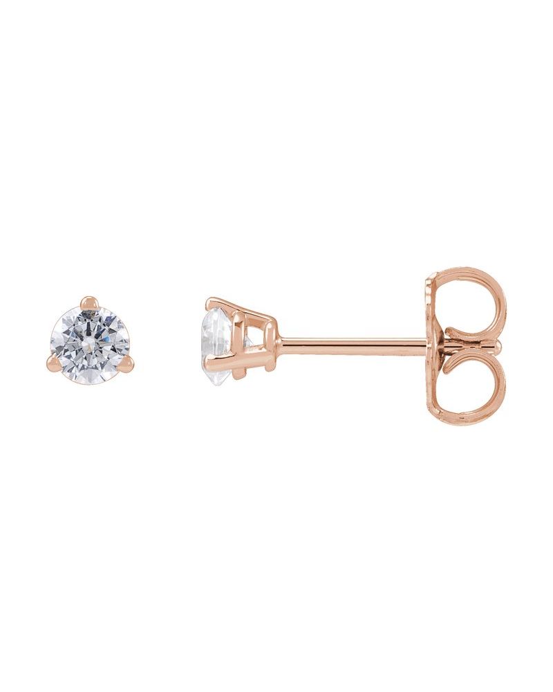 Brinco Ponto de Luz em Ouro 14k com Diamantes de Laboratório – Modelo 3