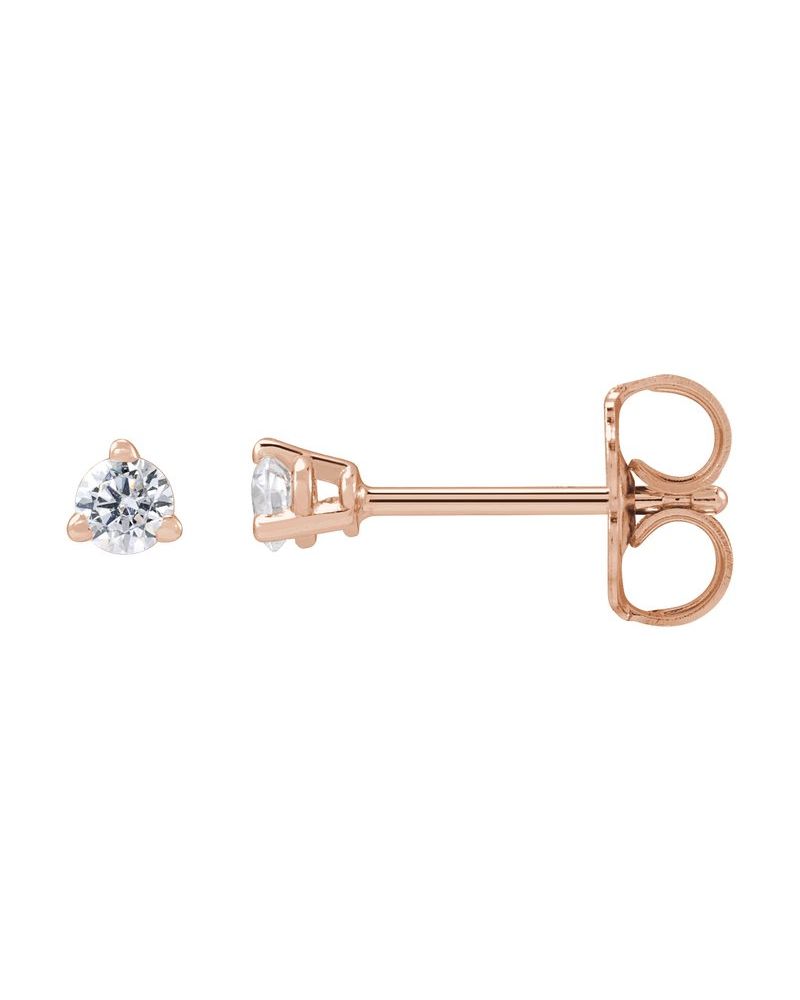 Brinco Ponto de Luz em Ouro 14k com Diamantes de Laboratório – Modelo 3