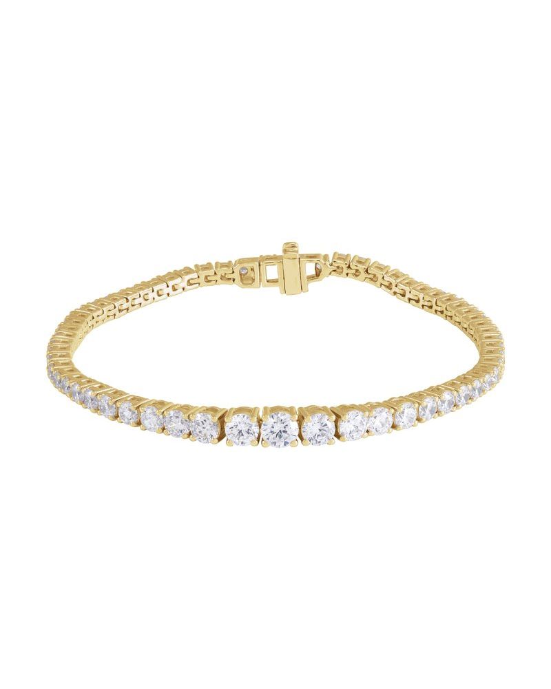 Pulseira Riviera em Ouro 14k com Diamantes de Laboratório – Modelo 12