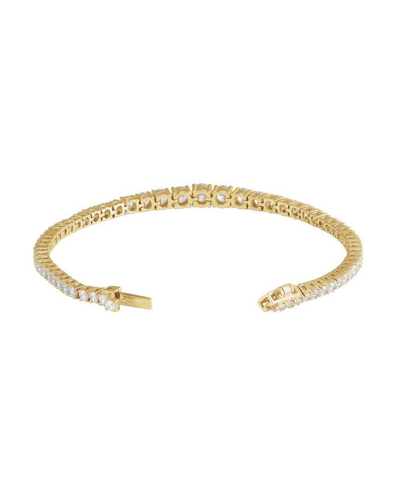 Pulseira Riviera em Ouro 14k com Diamantes de Laboratório – Modelo 12