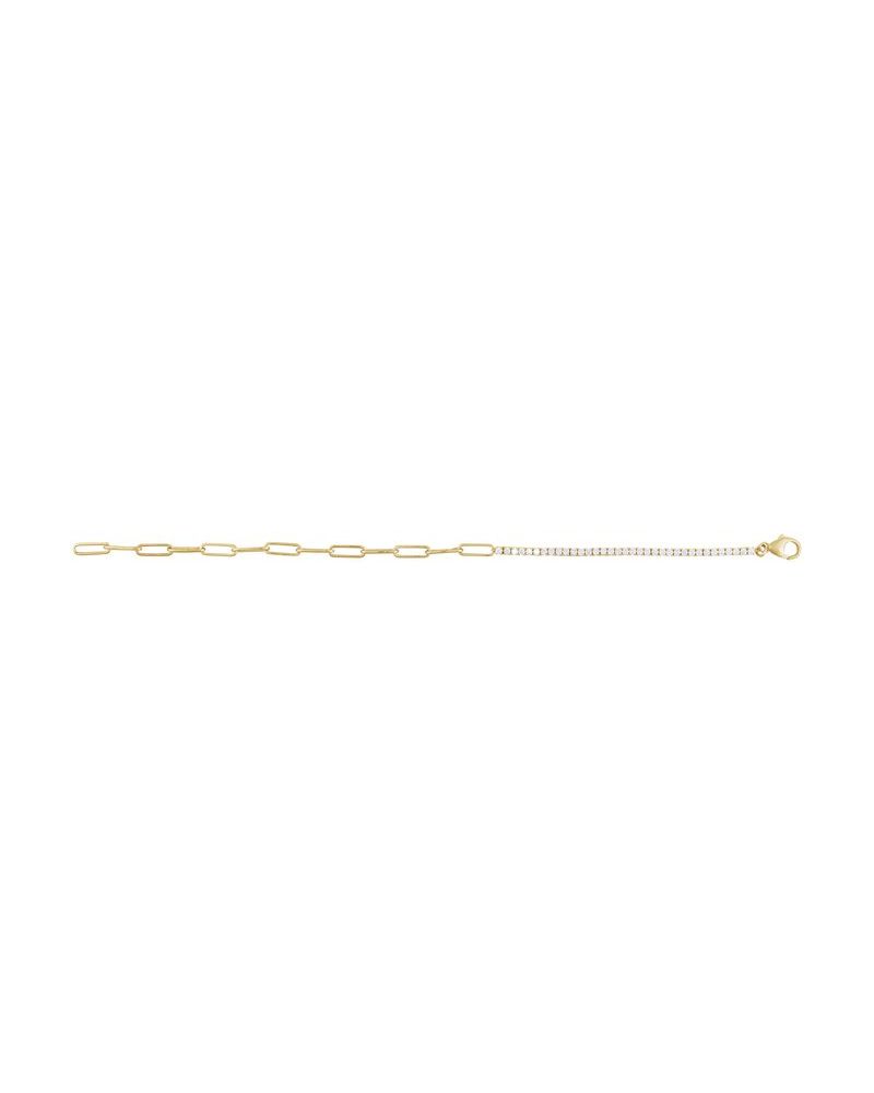 Pulseira Riviera em Ouro 14k com Diamantes de Laboratório – Modelo 11