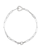 Pulseira Coração Cravejada em Ouro 14k com Diamantes Naturais
