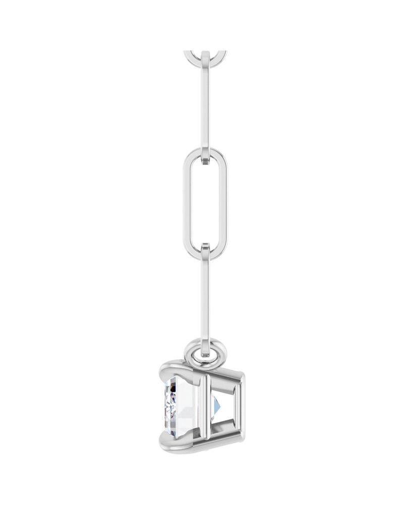 Colar Solitário em Ouro 14k com Diamantes de Laboratório – Modelo 5