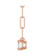 Colar Solitário em Ouro 14k com Diamantes de Laboratório – Modelo 5