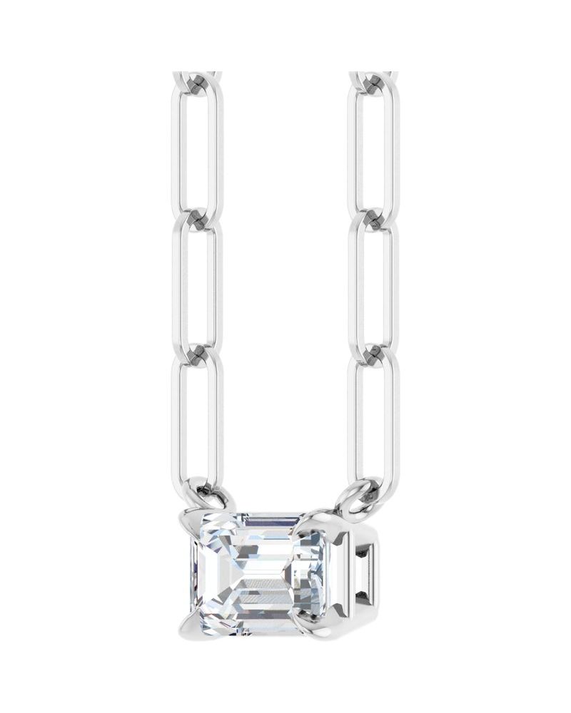 Colar Solitário em Ouro 14k com Diamantes de Laboratório – Modelo 5