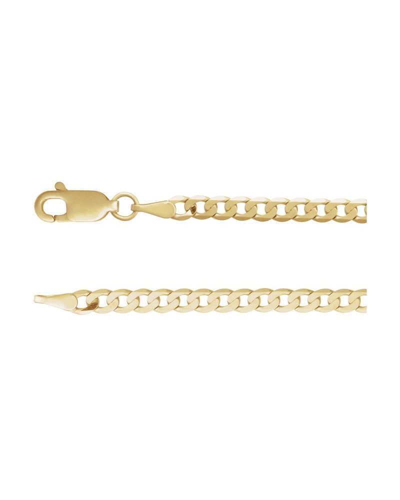 Pulseira Solitário Grumet Elos com Cravação Bezel em Ouro 14k com Diamantes Naturais