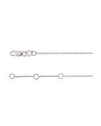 Pulseira Elos Cravejada em Ouro 14k com Diamantes Naturais – Modelo 2