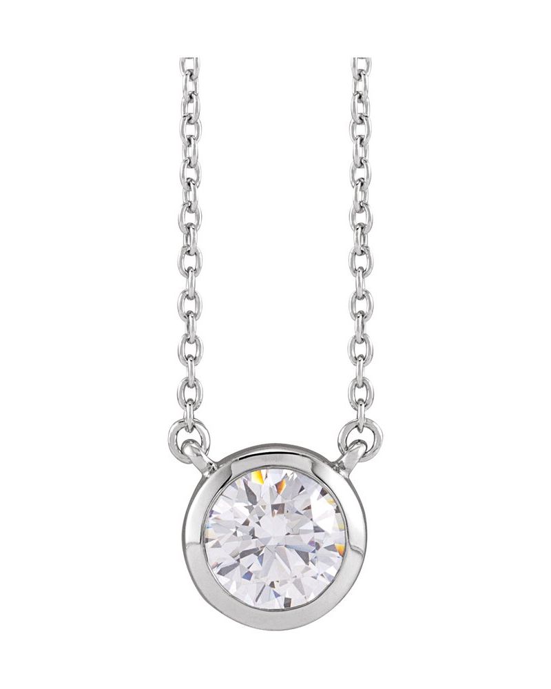 Colar em Ouro 14k com Diamantes de Laboratório
