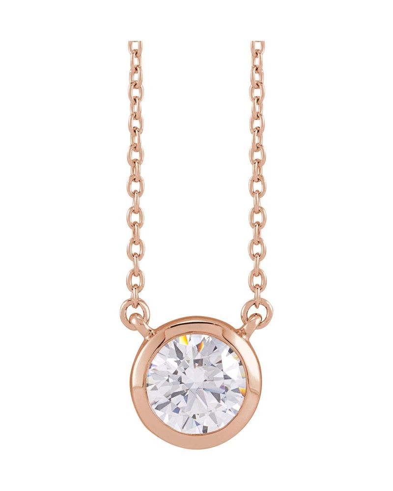 Colar em Ouro 14k com Diamantes de Laboratório
