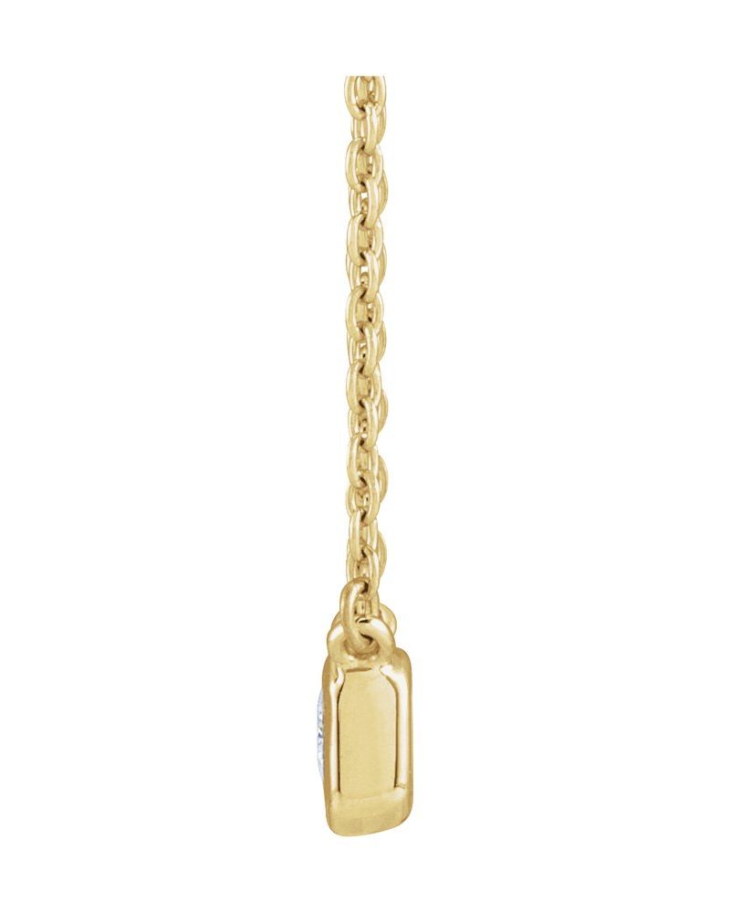 Colar em Ouro 14k com Diamantes de Laboratório – Modelo 2