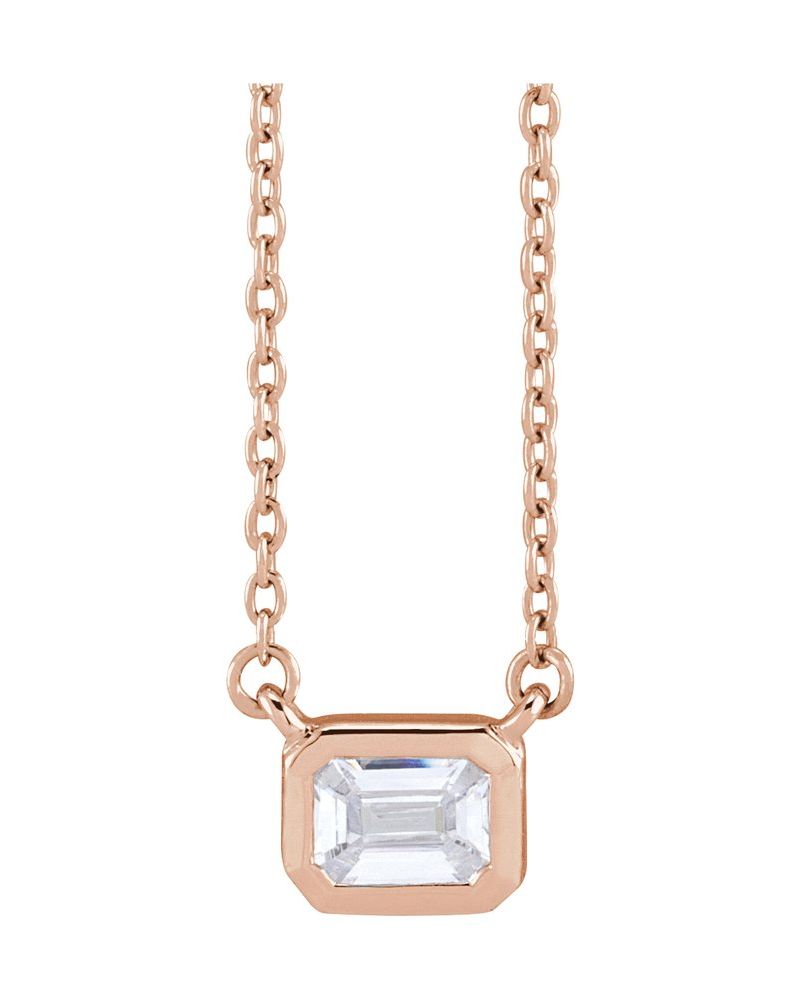 Colar em Ouro 14k com Diamantes de Laboratório – Modelo 2