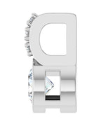 Pingente Cravejado com Cravação Bezel em Ouro 14k com Diamantes de Laboratório