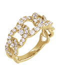 Anel em Ouro 14k com Diamantes de Laboratório