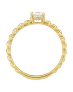 Anel em Ouro 14k com Diamantes de Laboratório – Modelo 2