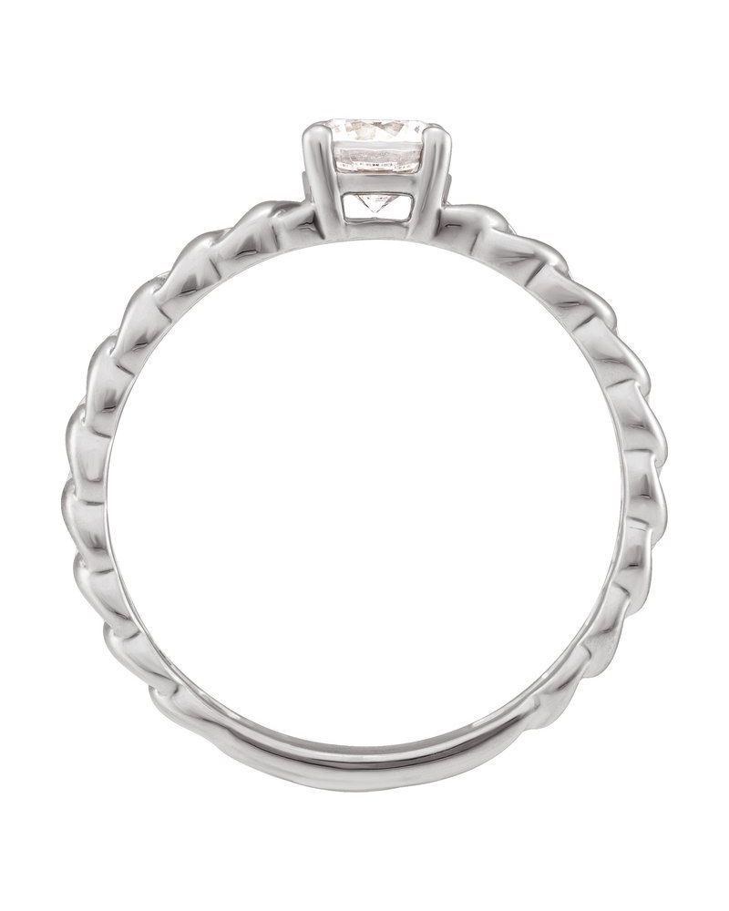 Anel em Ouro 14k com Diamantes de Laboratório – Modelo 2