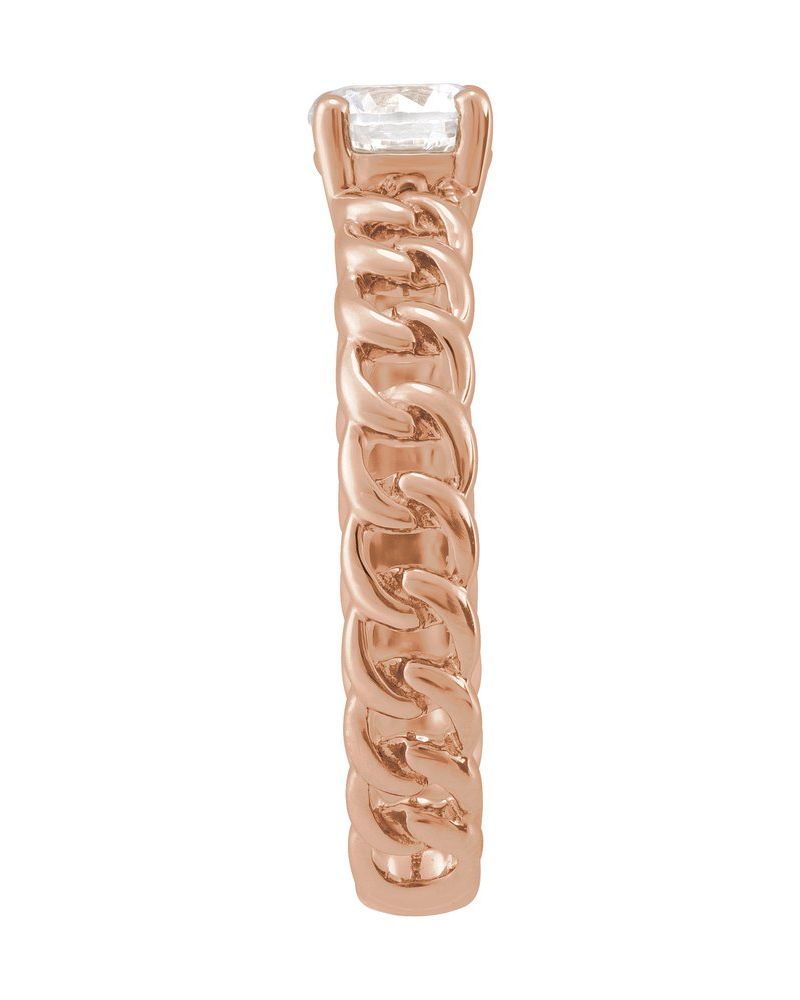 Anel em Ouro 14k com Diamantes de Laboratório – Modelo 2