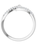 Anel Bypass Cravejado em Ouro 14k com Diamantes Naturais – Modelo 2