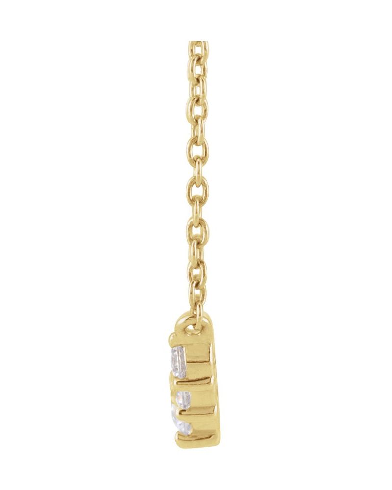 Colar Degradê em Ouro 14k com Diamantes de Laboratório – Modelo 2