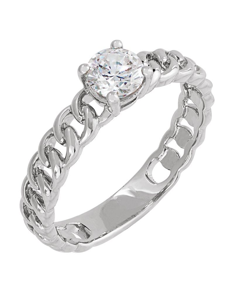 Anel em Ouro 14k com Diamantes de Laboratório – Modelo 2