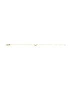 Pulseira Lua Crescente Cravejada em Ouro 14k com Diamantes Naturais