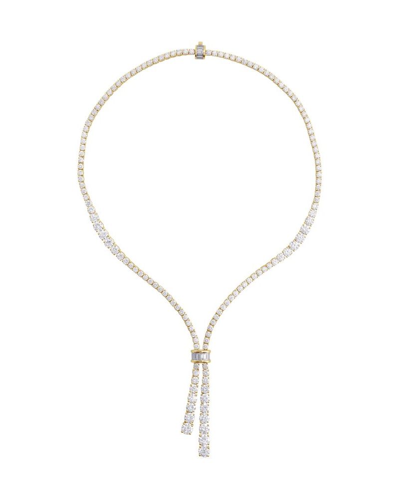 Colar Riviera em Ouro 14k com Diamantes de Laboratório – Modelo 9