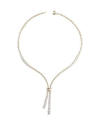 Colar Riviera em Ouro 14k com Diamantes de Laboratório – Modelo 9