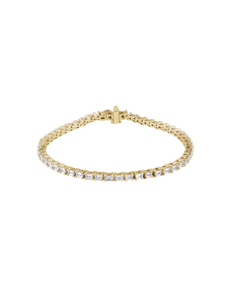 Pulseira Riviera em Ouro 14k com Diamantes de Laboratório – Modelo 10