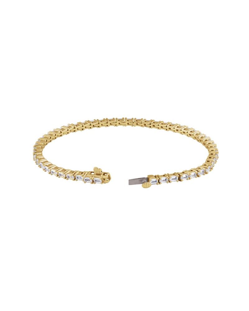 Pulseira Riviera em Ouro 14k com Diamantes de Laboratório – Modelo 10