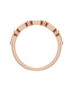 Anel Empilhável em Ouro 14k com Diamantes Naturais – Modelo 20