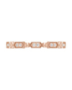 Anel Empilhável em Ouro 14k com Diamantes Naturais – Modelo 20
