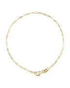 Pulseira Elos em Ouro 14k com Diamantes Naturais