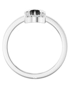 Anel Elos Clipe Cravejado em Ouro 14k com Diamantes Naturais