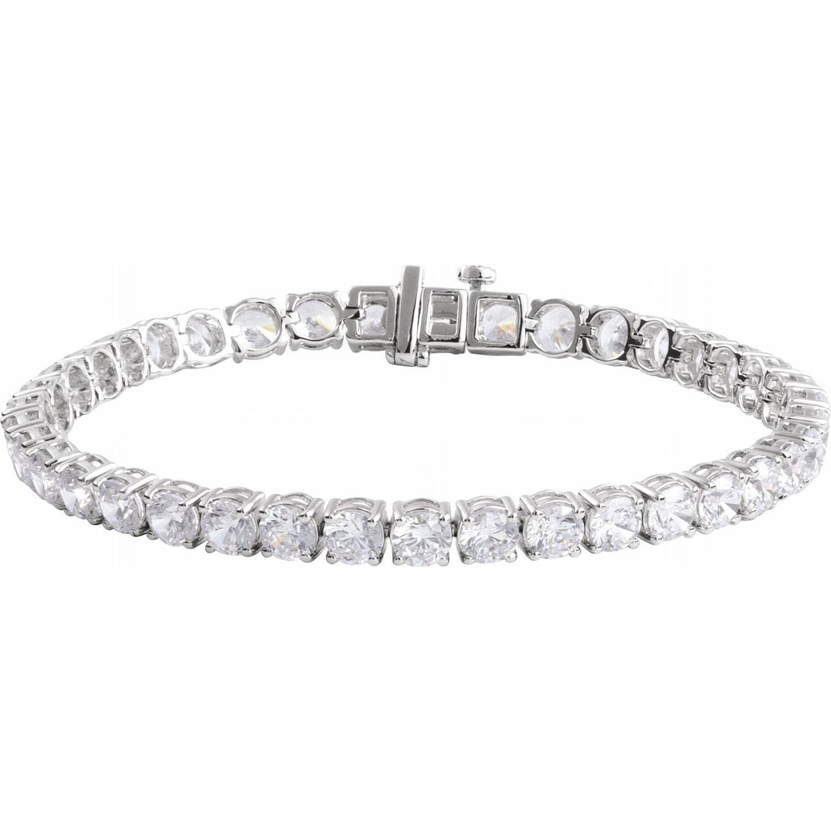 Pulseira Riviera em Ouro 14k com Diamantes de Laboratório