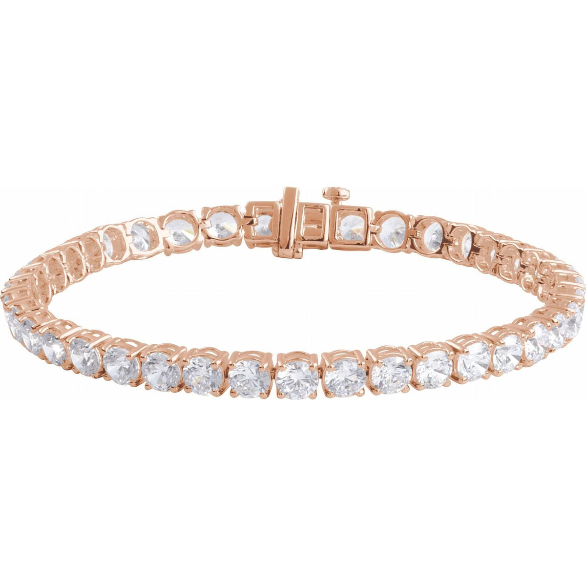 Pulseira Riviera em Ouro 14k com Diamantes de Laboratório