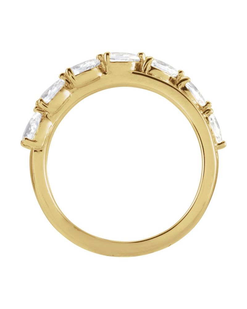 Anel Cravejado em Ouro 14k com Diamantes Naturais – Modelo 4