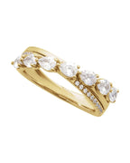 Anel Cravejado em Ouro 14k com Diamantes Naturais – Modelo 4