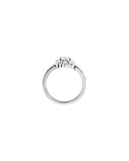 Anel Cluster em Ouro 14k com Diamantes Naturais – Modelo 10