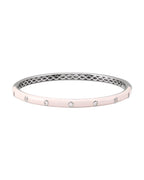 Bracelete Rígido Cravejado em Ouro 14k com Diamantes Naturais – Modelo 2