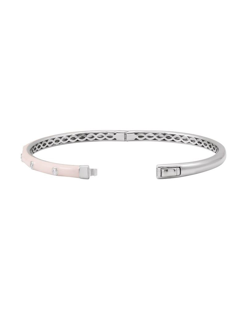 Bracelete Rígido Cravejado em Ouro 14k com Diamantes Naturais – Modelo 2