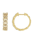 Brinco de Aro em Ouro 14k com Diamantes de Laboratório – Modelo 5