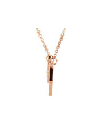 Colar "Love You" em Ouro 14k com Diamantes Naturais